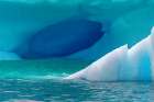 Antarctica, Cuverville Island. Iceberg cave. Art Print